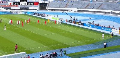 Hiệp một Cúp Đông Á: Hosoya Shindai ghi bàn, Zhang Yuning bỏ lỡ cơ hội đối mặt, Trung Quốc 0-1 Nhật Bản