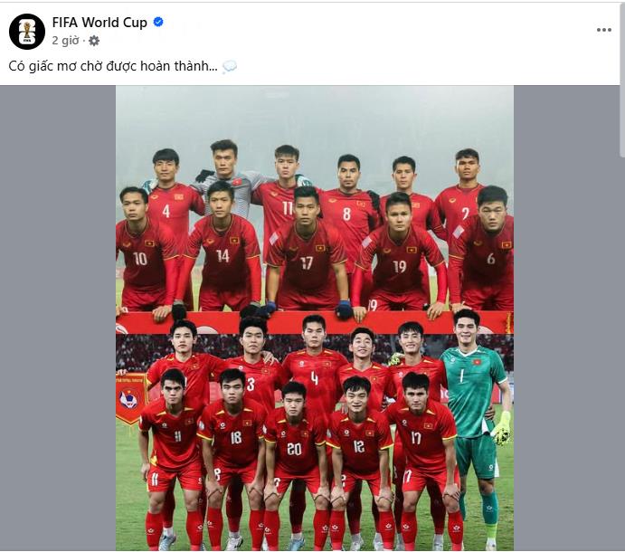 FIFA truyền tải thông điệp mạnh mẽ tới U23 Việt Nam 1