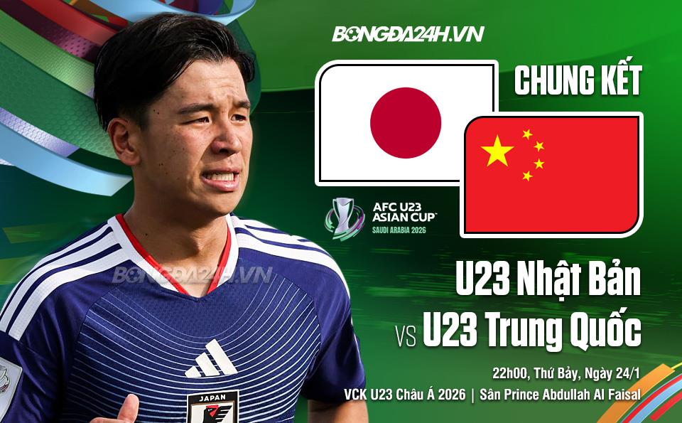 Nhận định U23 Trung Quốc vs U23 Nhật Bản (22h00 ngày 24/1): Vinh quang thuộc về ai?