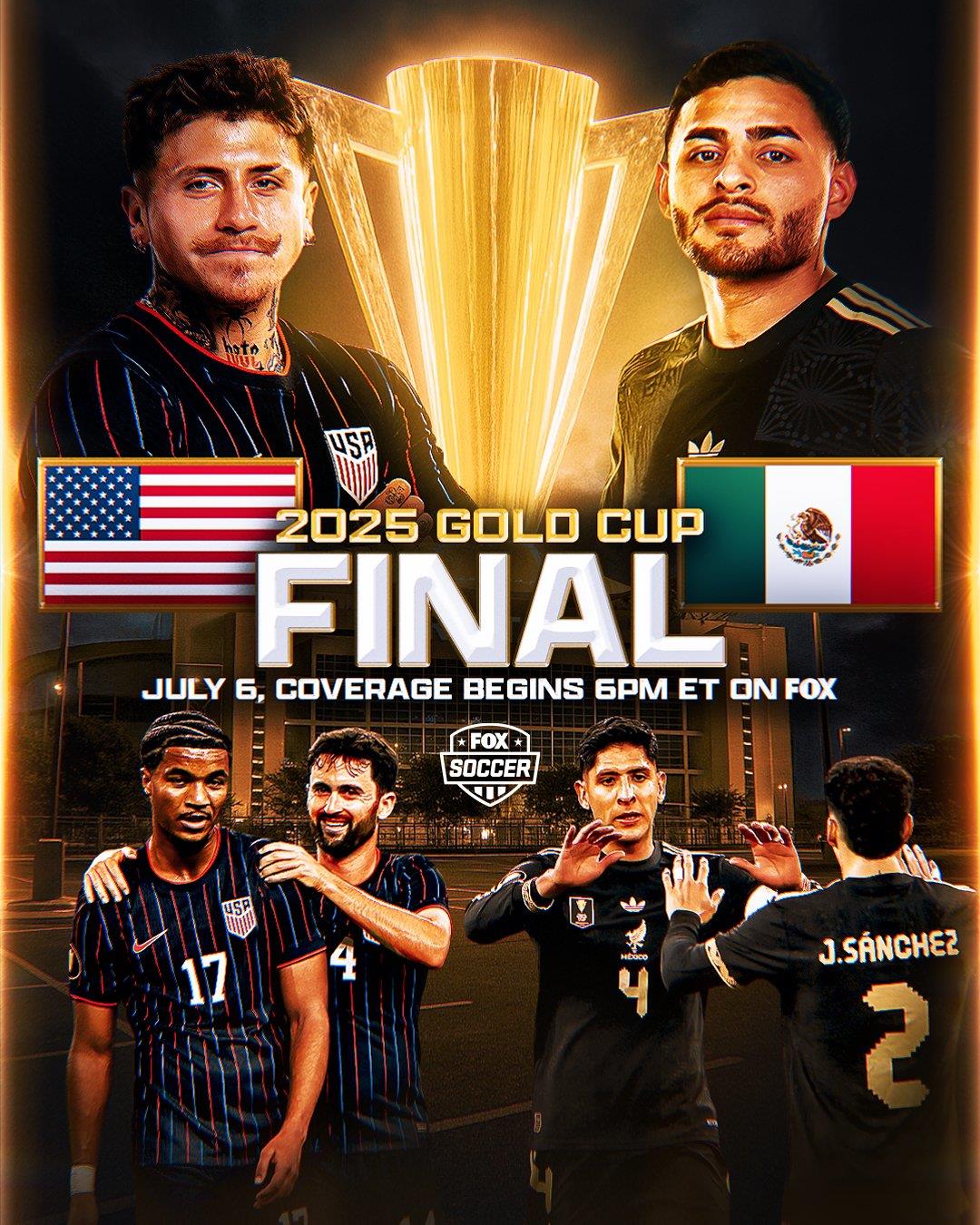 Phòng thảo luận: Cuộc chiến giữa Hoa Kỳ và Mexico! Liệu Mexico có giành được Cúp Vàng lần thứ hai liên tiếp hay Pochettino sẽ dẫn dắt Hoa Kỳ đến chức vô địch? Phòng thảo luận: Cuộc chiến giữa Hoa Kỳ và Mexico! Liệu Mexico có giành được Cúp Vàng lần thứ hai liên tiếp hay Pochettino sẽ dẫn dắt Hoa Kỳ đến chức vô địch?